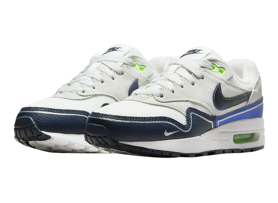 Nike Air Max 1 GS Obsidian Royal HF7814-100