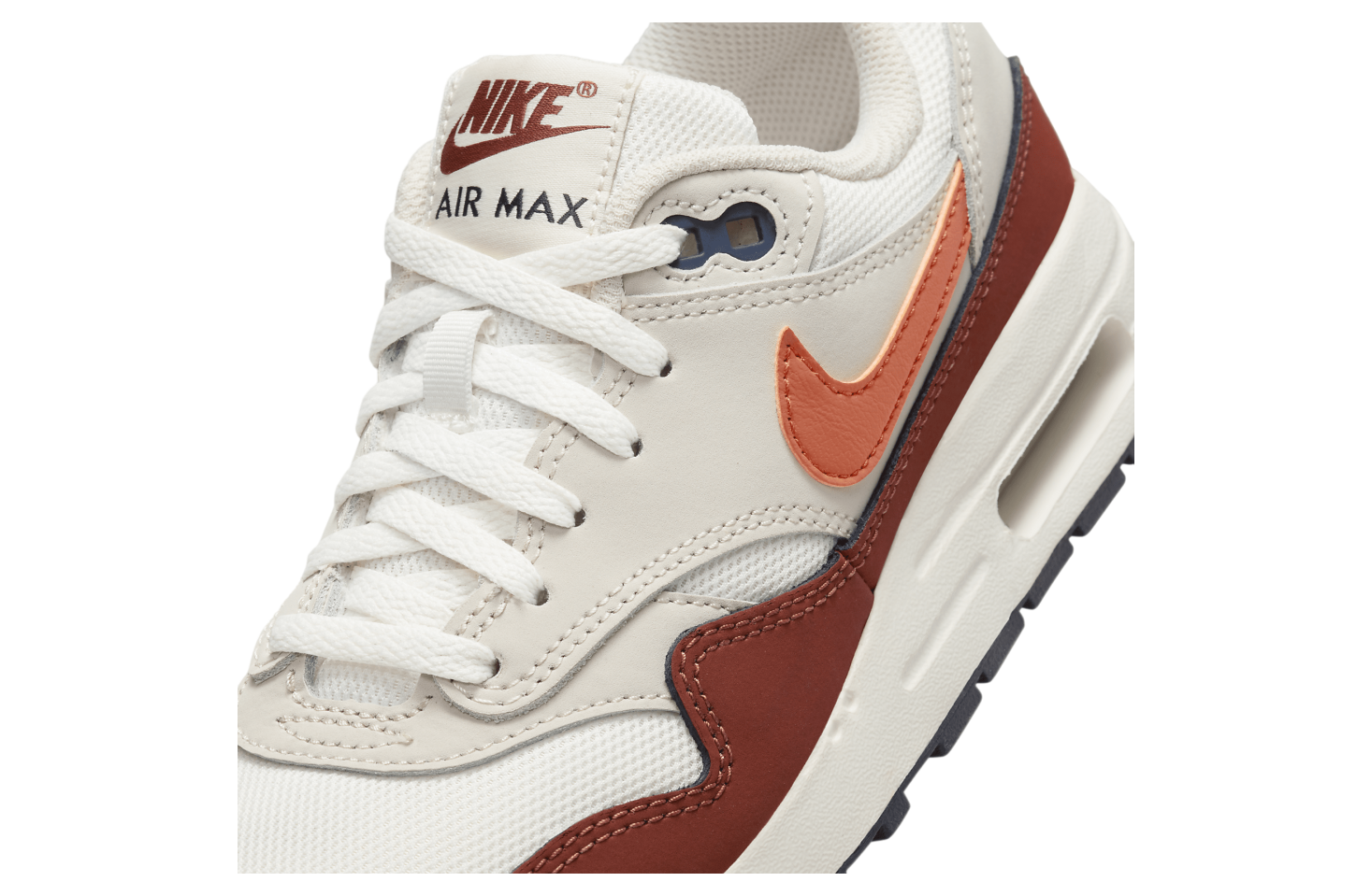 Nike Air Max 1 GS Sail / Mars Stone