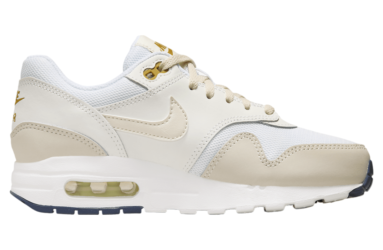 Nike Air Max 1 GS White / Bronzine