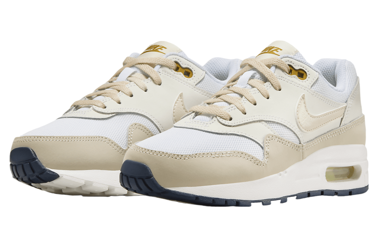 Nike Air Max 1 GS White / Bronzine