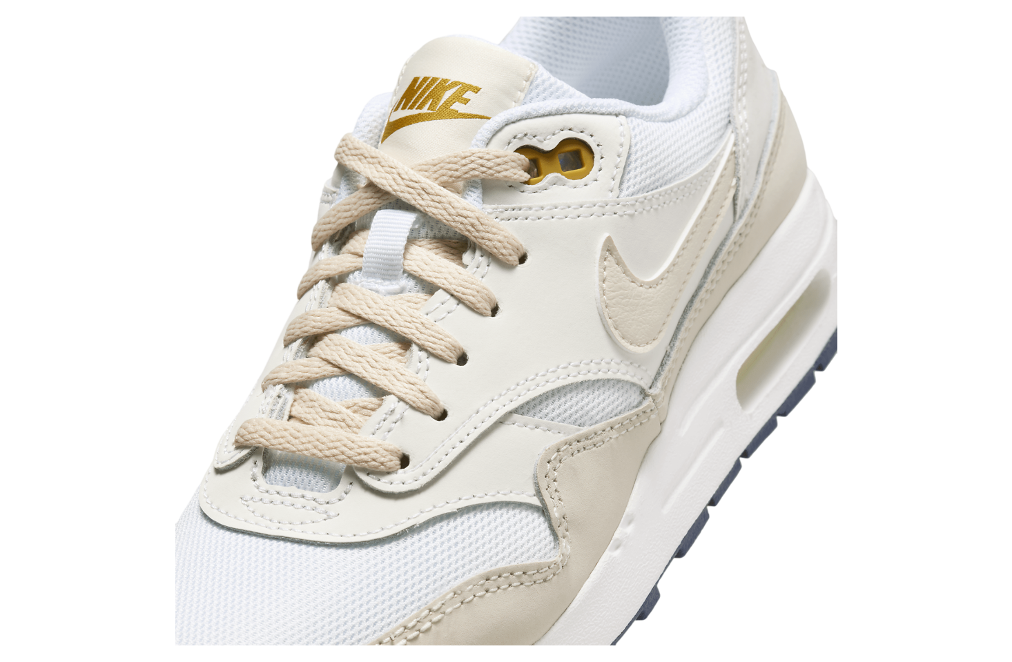 Nike Air Max 1 GS White / Bronzine