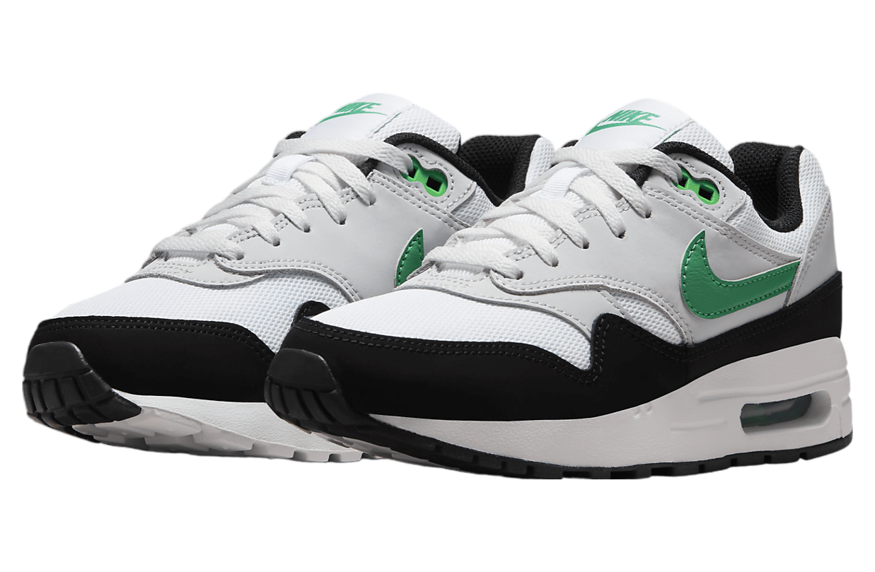 Nike Air Max 1 GS White / Stadium Green