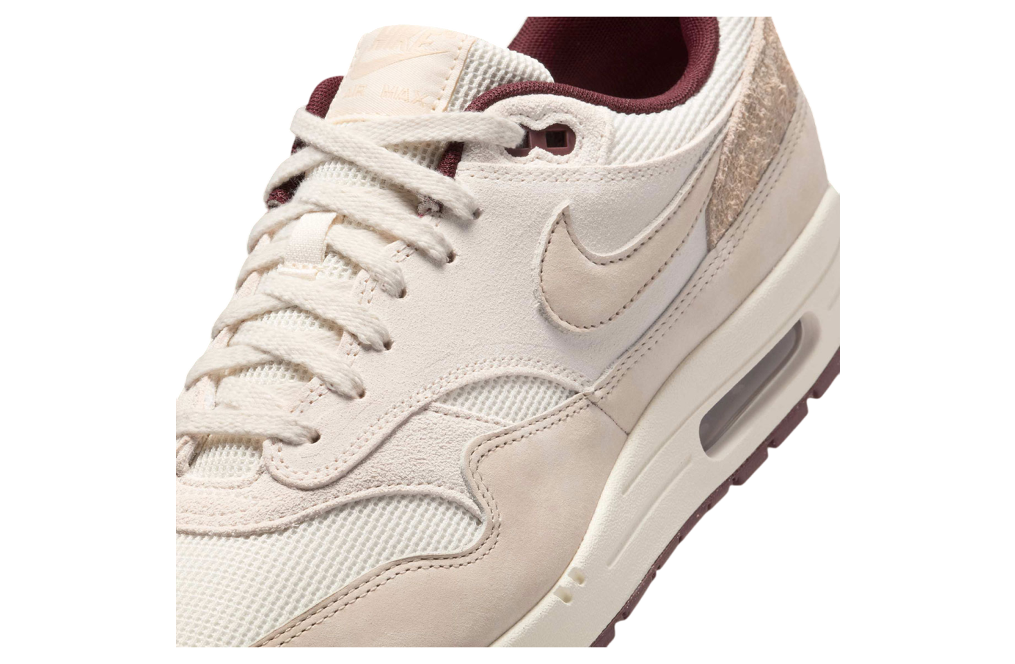 Nike Air Max 1 Phantom / Burgundy Crush