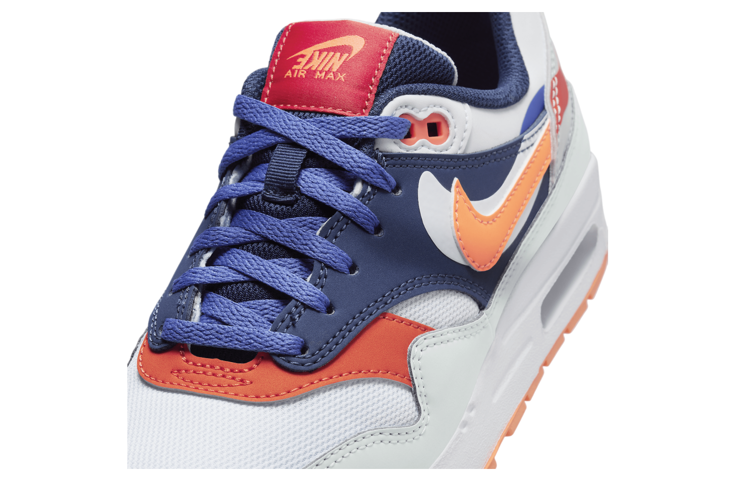 Fashion orange and navy blue air max