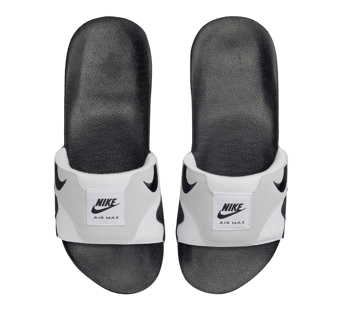 Nike Air Max 1 Slide White Black DH0295-102 - KicksOnFire.com