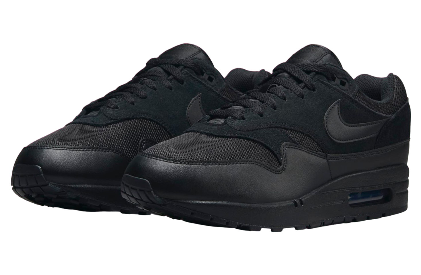 Nike Air Max 1 Triple Black / Opti Yellow