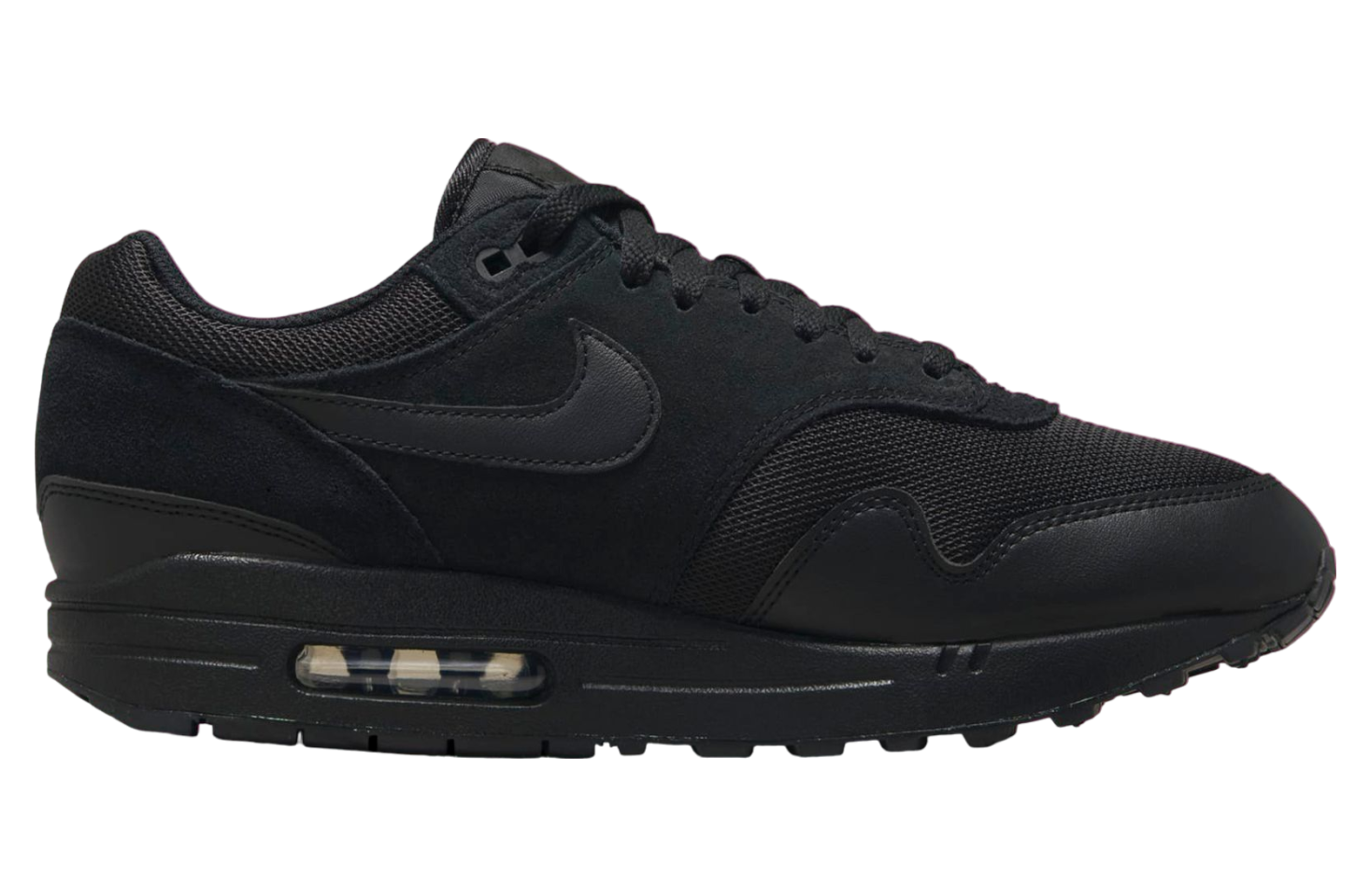 Nike Air Max 1 Triple Black / Opti Yellow