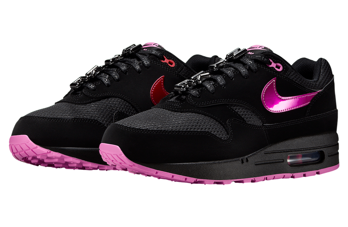 Nike Air Max 1 Valentines Day Black / Playful Pink - Feb