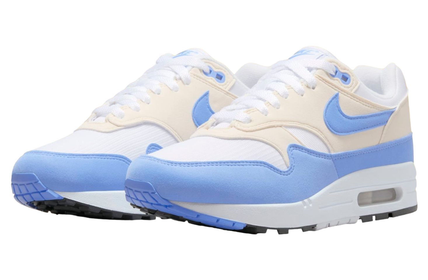 Nike Air Max 1 White / Royal Pulse