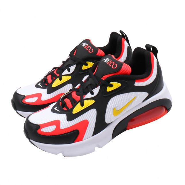 Nike Air Max 200 GS Black Bright Crimson AT5627005