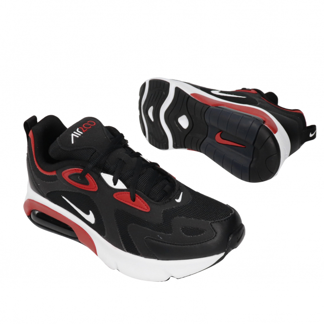 Nike Air Max 200 GS Black University Red