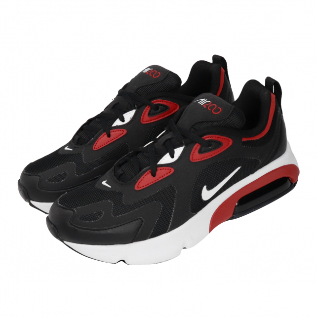 Nike Air Max 200 GS Black University Red AT5627007