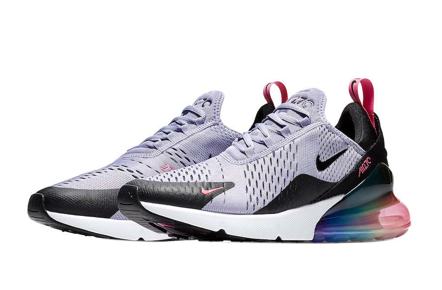 Nike Air Max 270 Flyknit Trainers In Purple AR0344-500