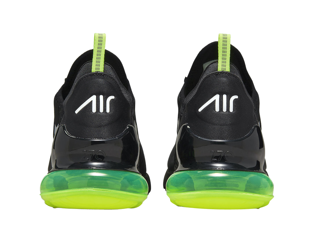 Nike Air Max 270 Black Neon Green Do6392 001
