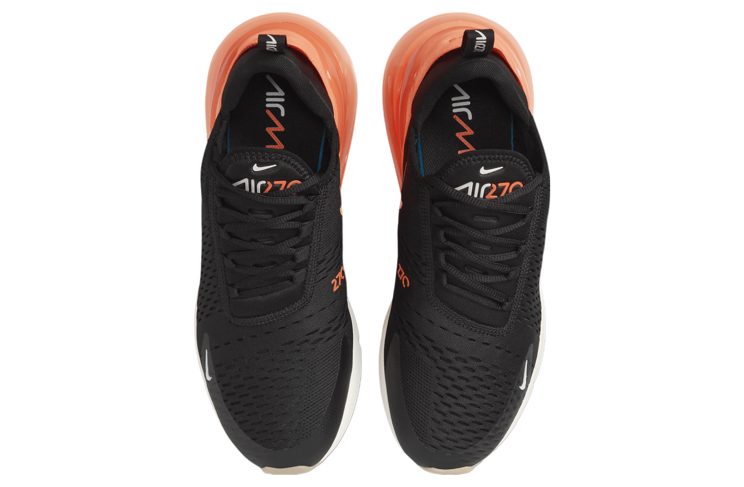 Nike Air Max 270 Black / Total Orange