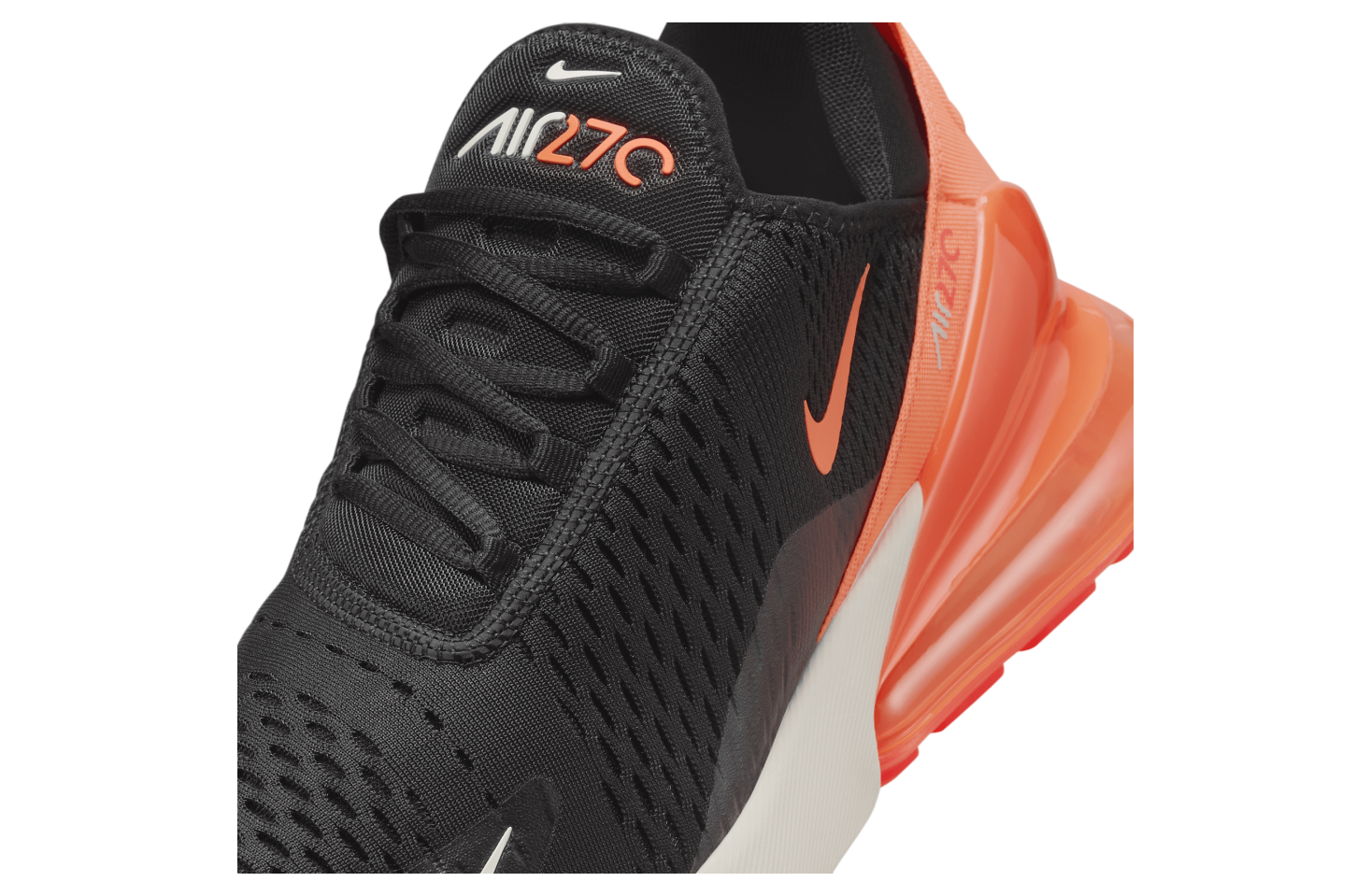 Nike Air Max 270 Black / Total Orange