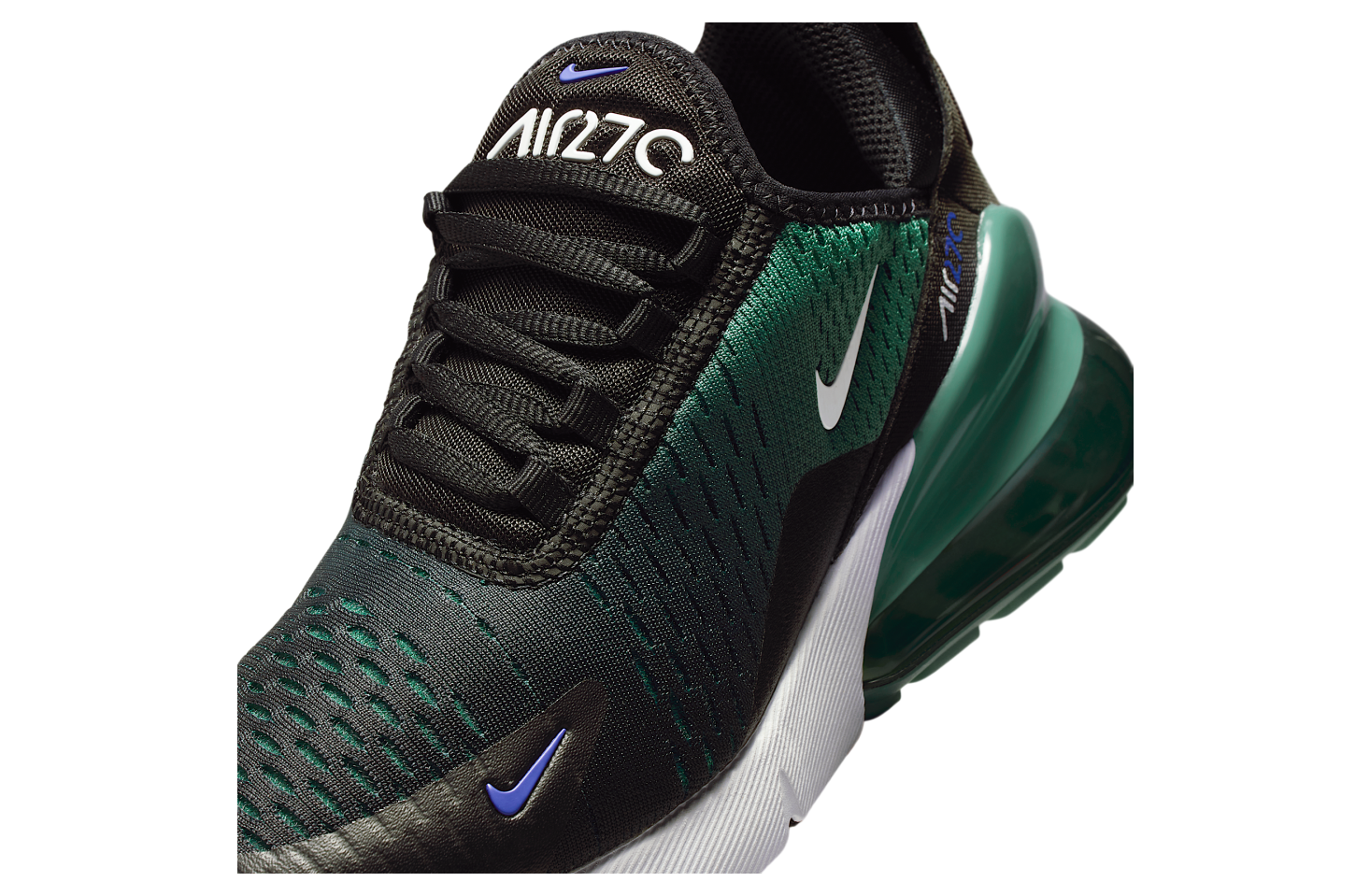 Nike Air Max 270 Gs Black / Evergreen Aura