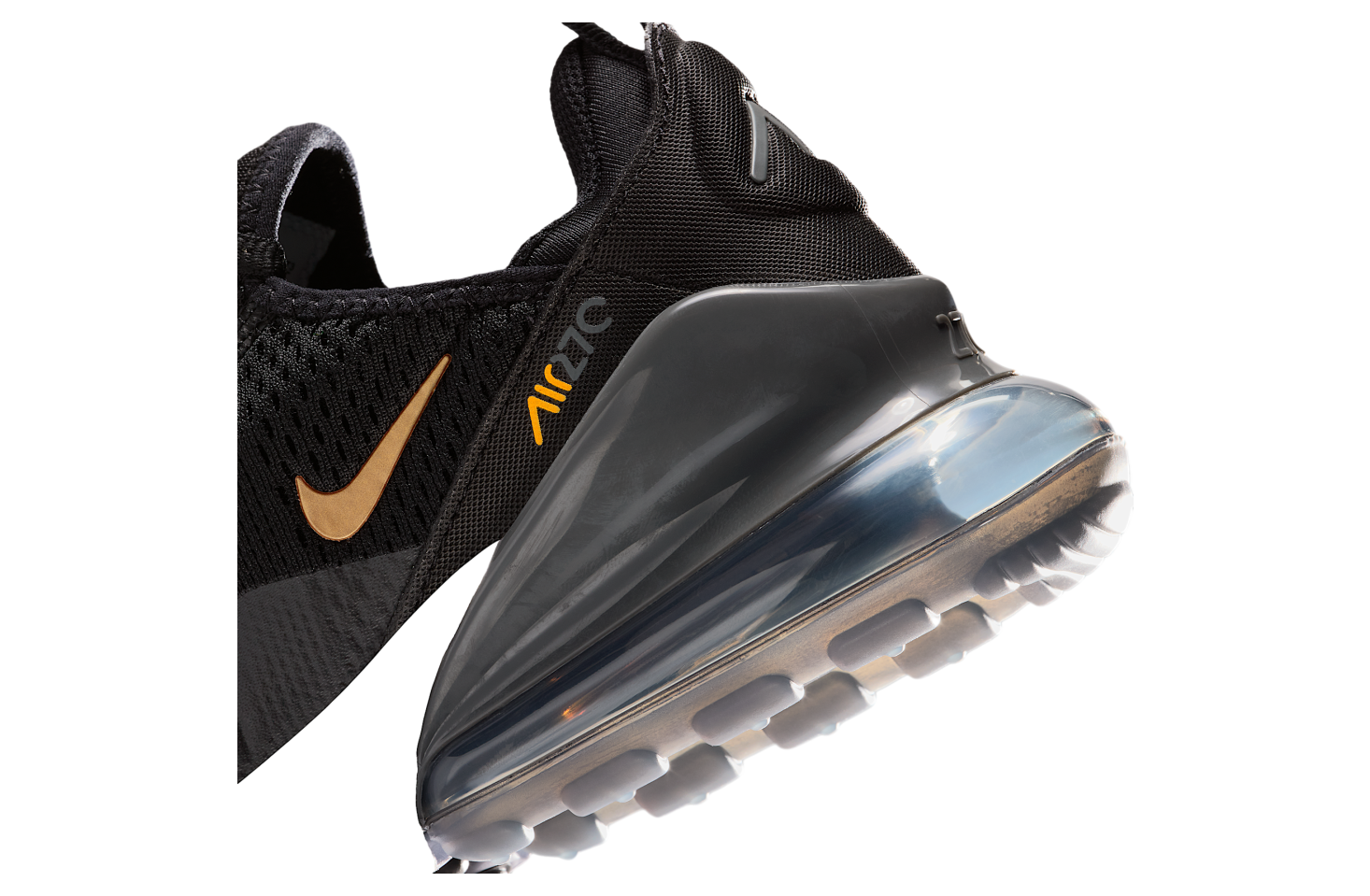 Nike Air Max 270 GS Black / Laser Orange