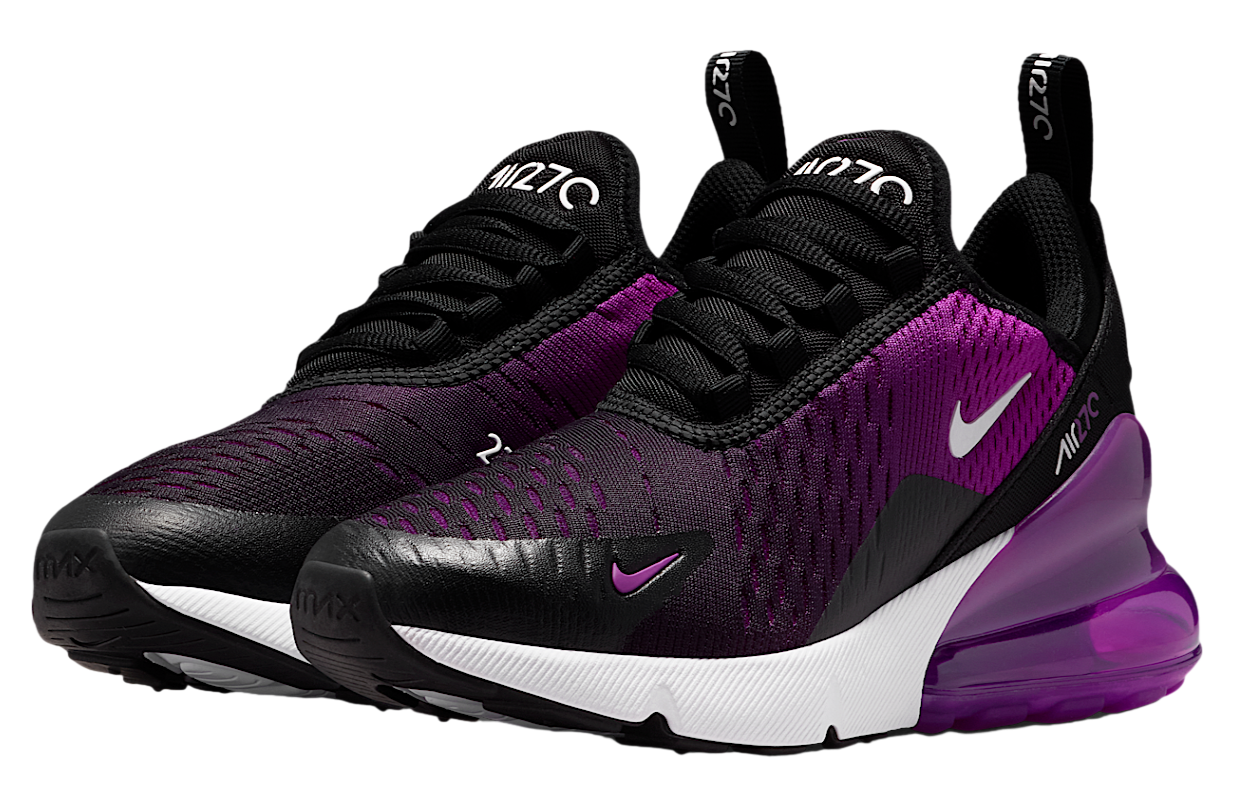 Nike Air Max 270 Gs Black / Vivid Purple
