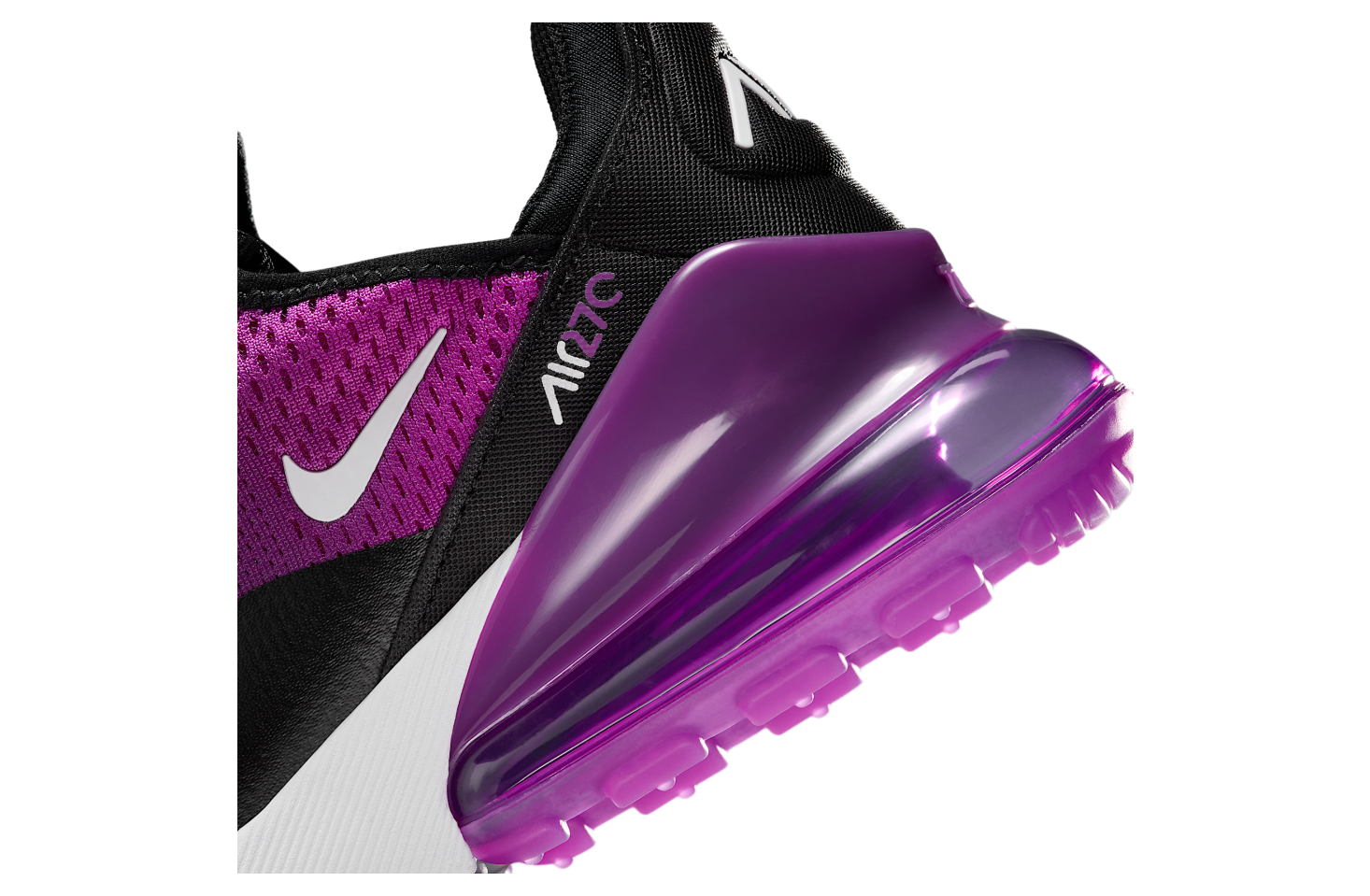 Nike Air Max 270 Gs Black / Vivid Purple