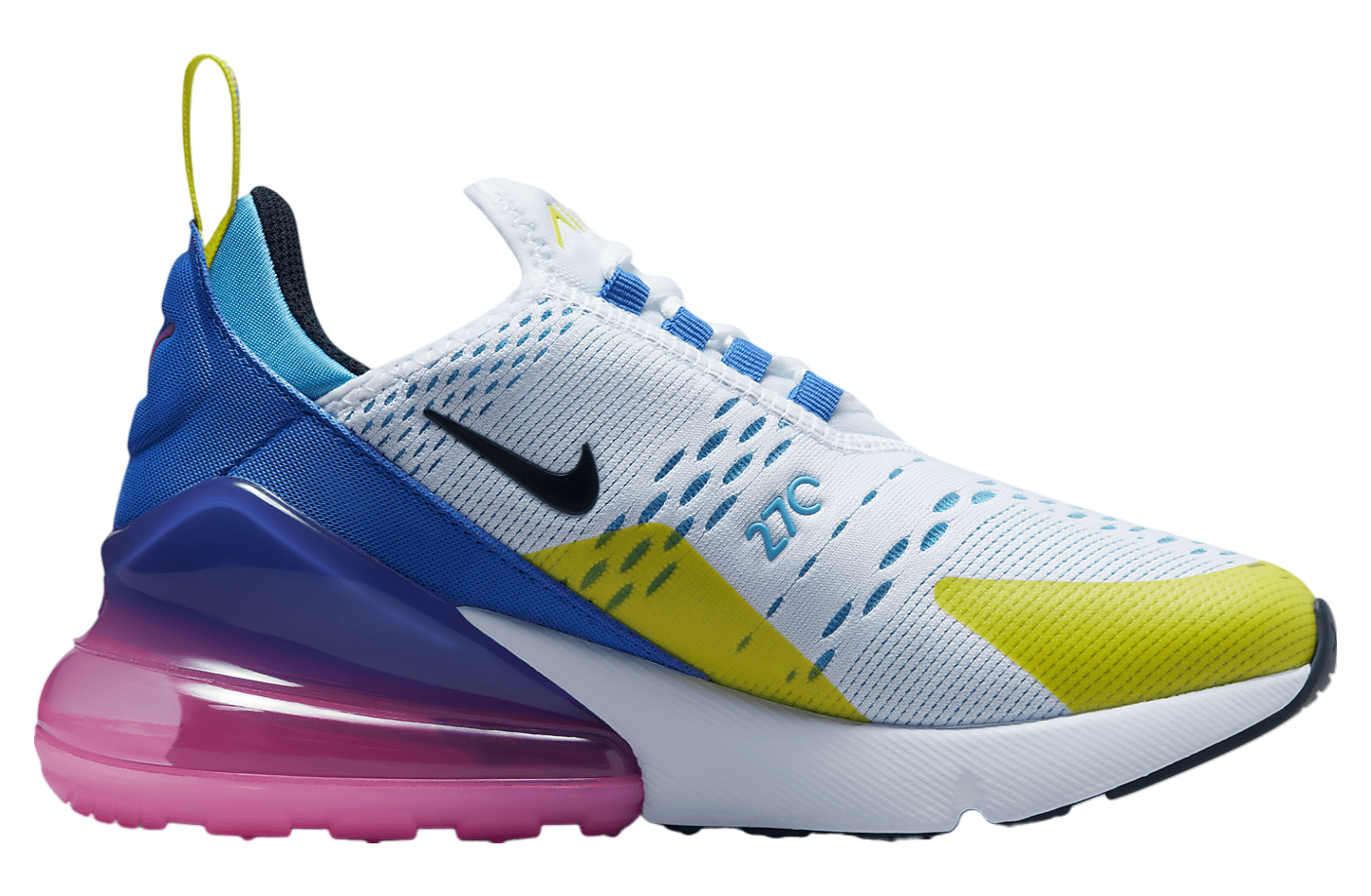 Air max 270 white blue yellow online