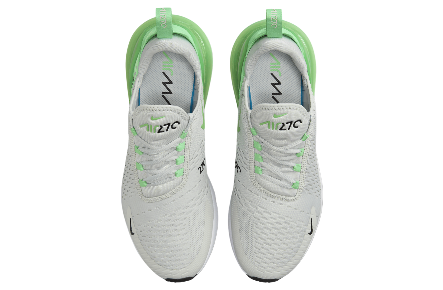 Nike Air Max 270 Light Silver / Green Shock