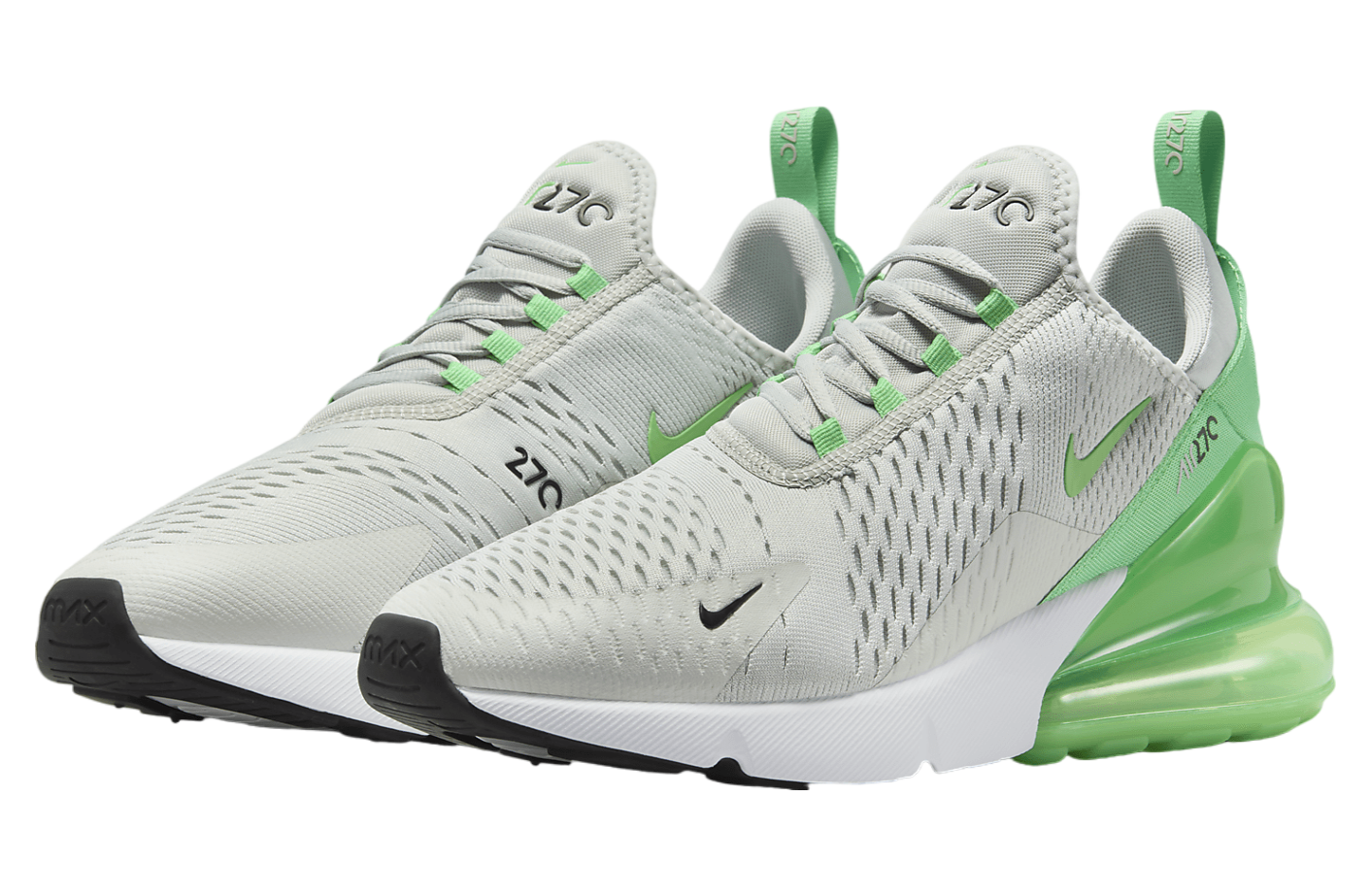 Nike Air Max 270 Light Silver Green Shock