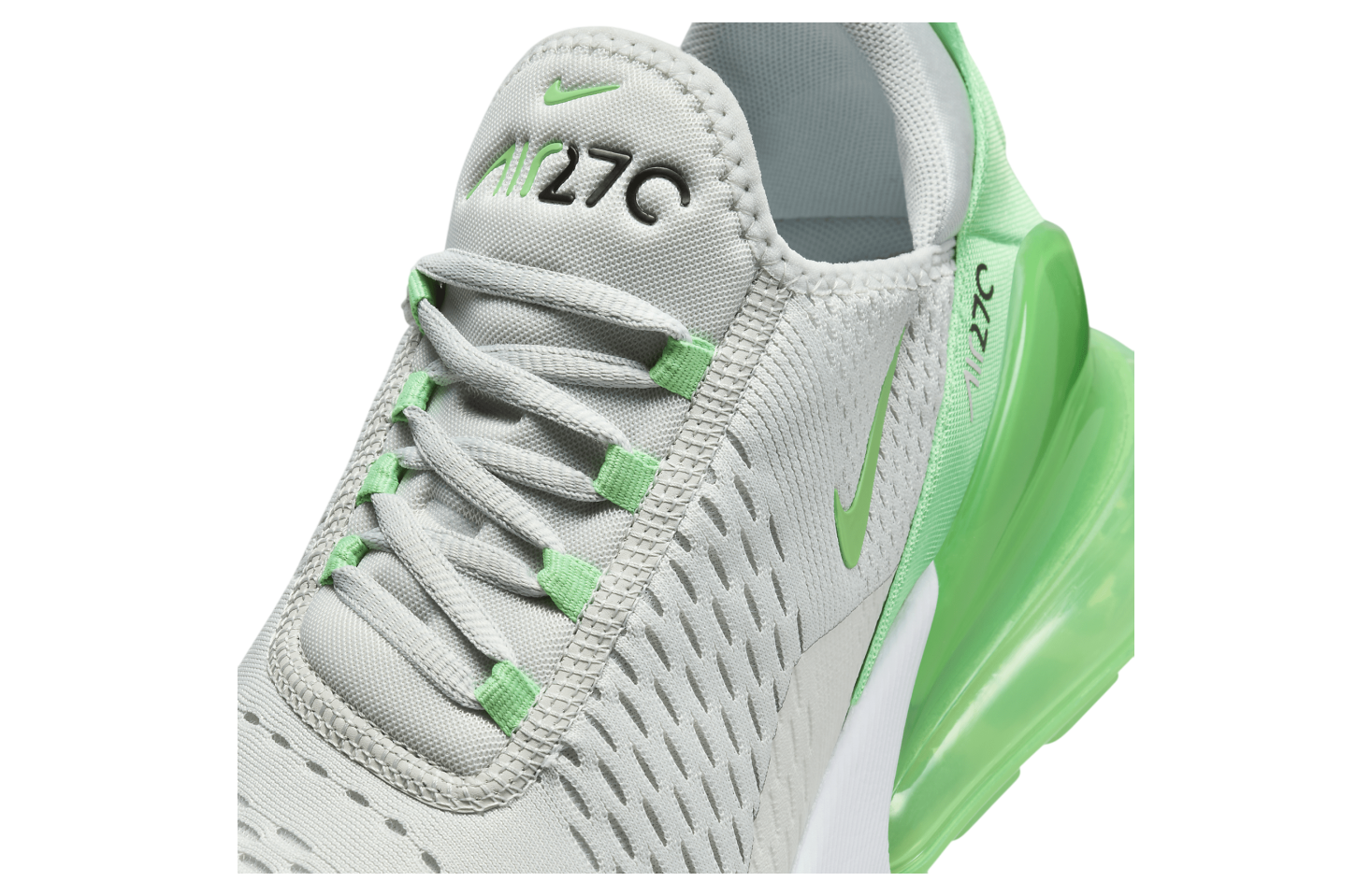 Nike Air Max 270 Light Silver / Green Shock