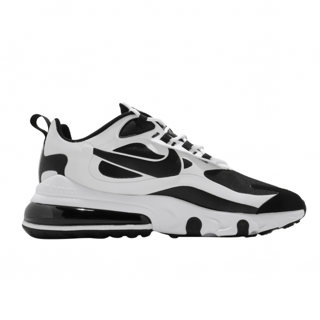Nike Air Max 270 React white and black trainers