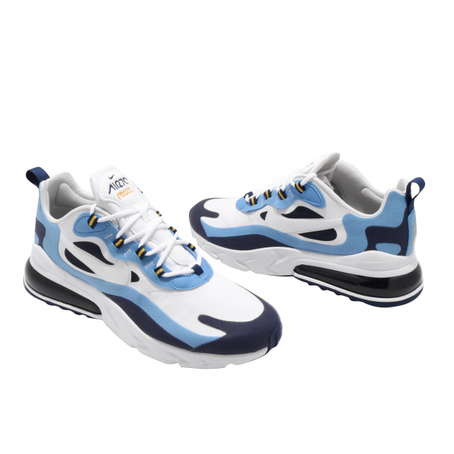 Nike Air Max 270 React White/Midnight Navy-University Blue
