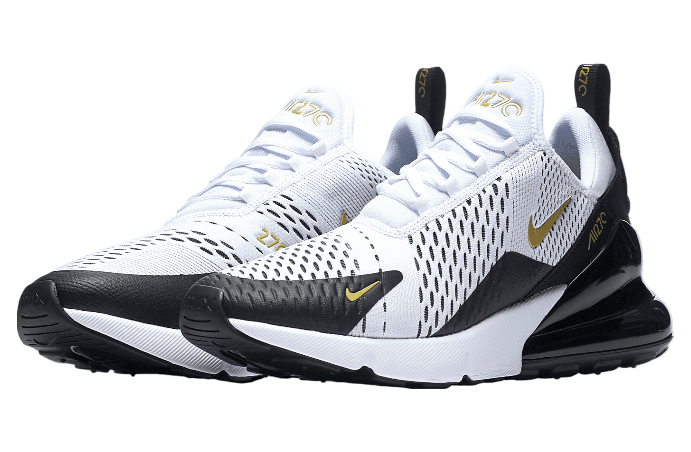 Nike Air Max 270 White / Black / Metallic Gold