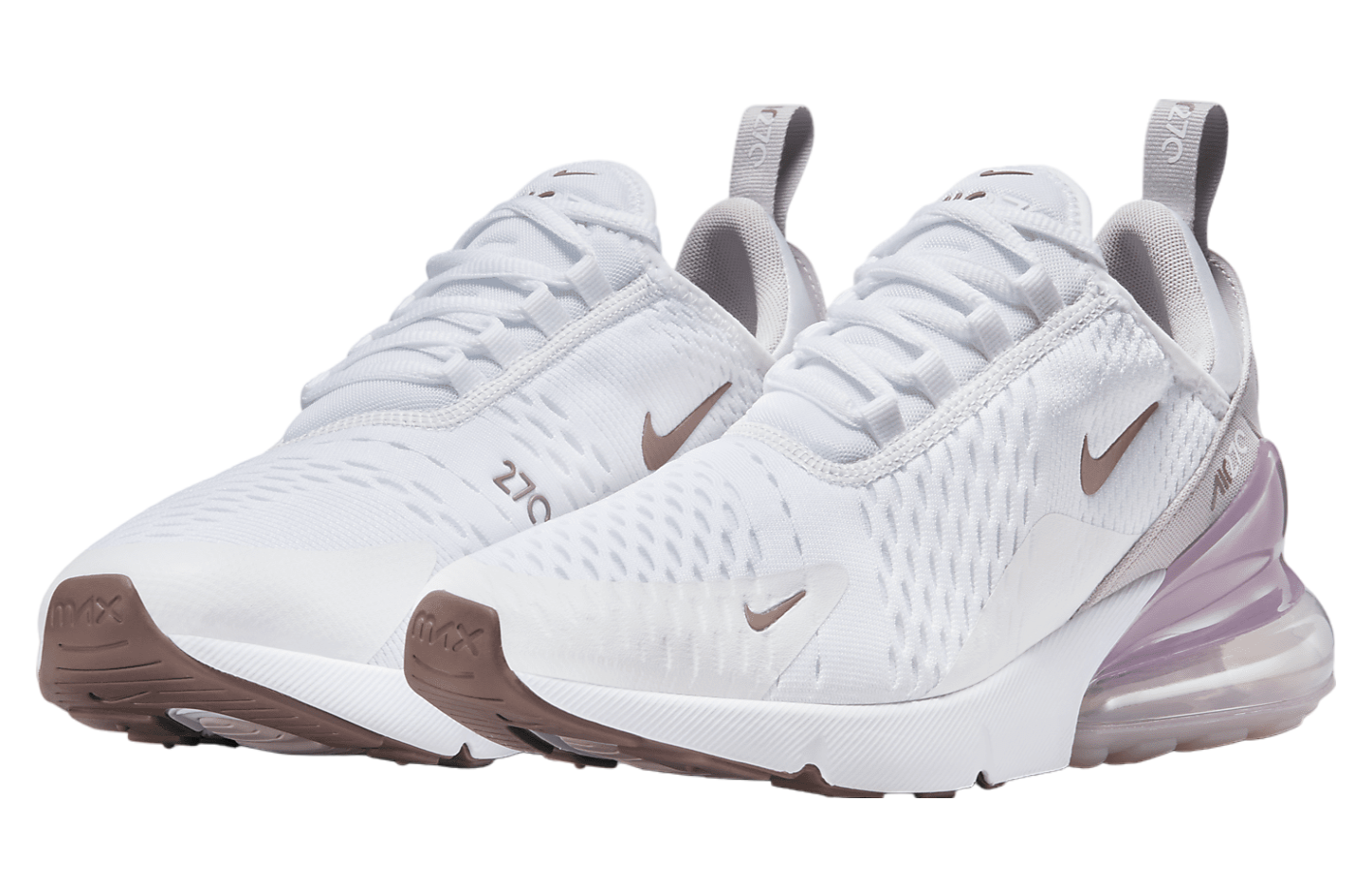 Nike Air Max 270 WMNS White Smokey Mauve Apr 2024 AH6789 120 KicksOnFire