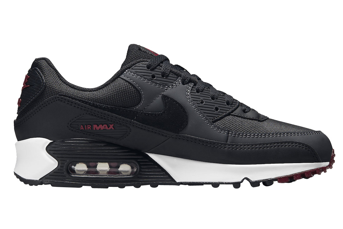 BUY Nike Air Max 90 Anthracite Team Red | Kixify Marketplace