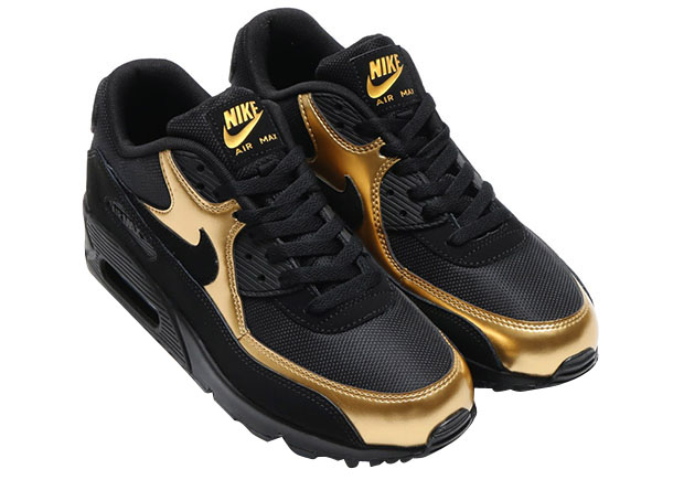 Nike Air Max 90 Black Metallic Gold 537384-058