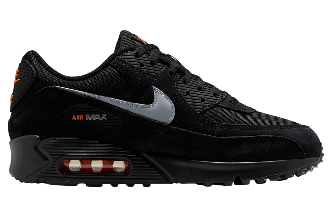 Nike Air Max 90 Black Metallic / Total Orange