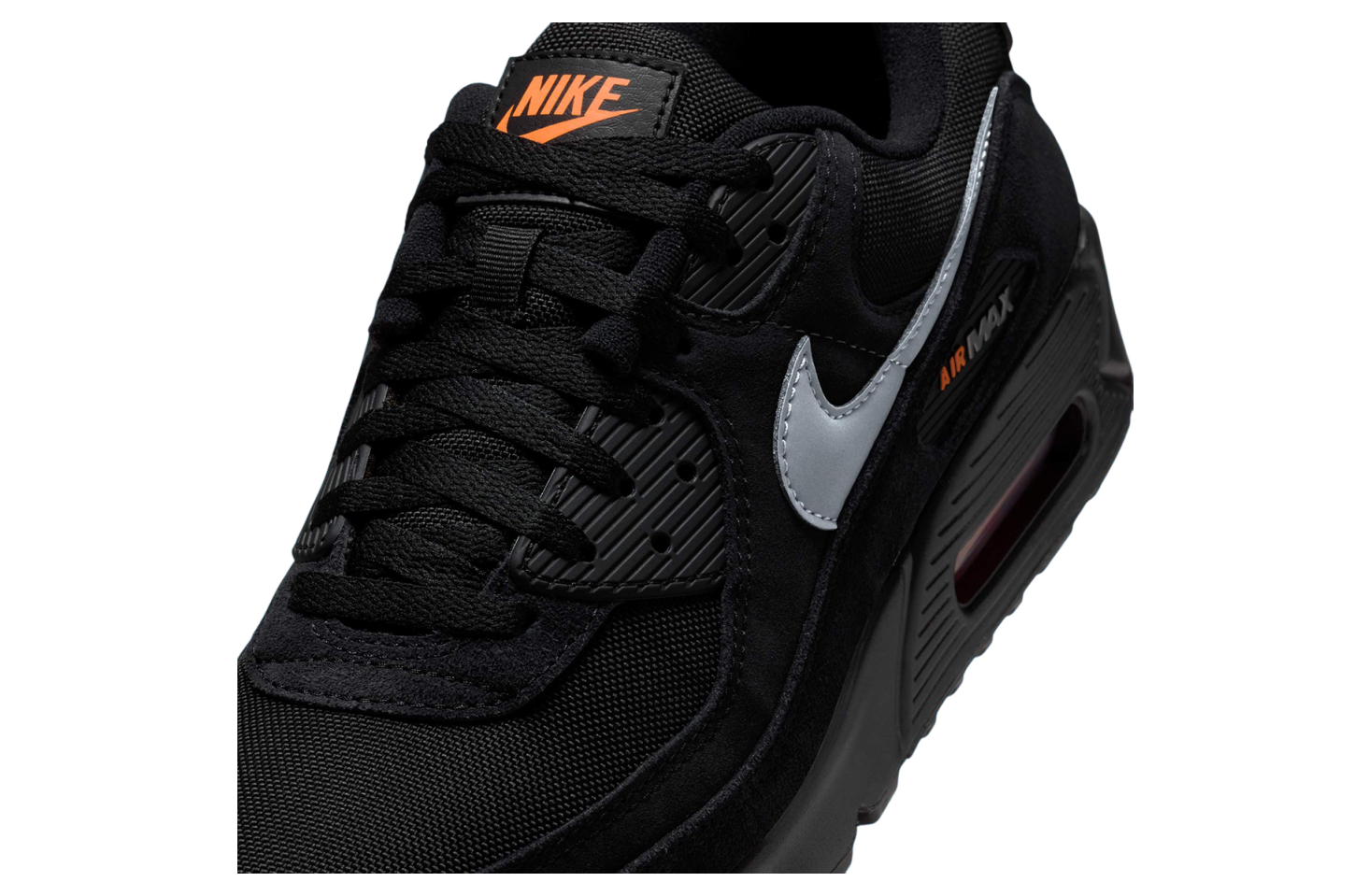 Nike Air Max 90 Black Metallic / Total Orange