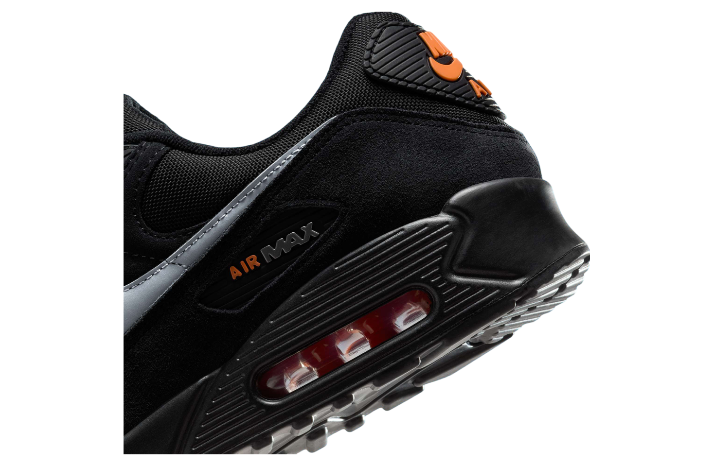 Nike Air Max 90 Black Metallic / Total Orange