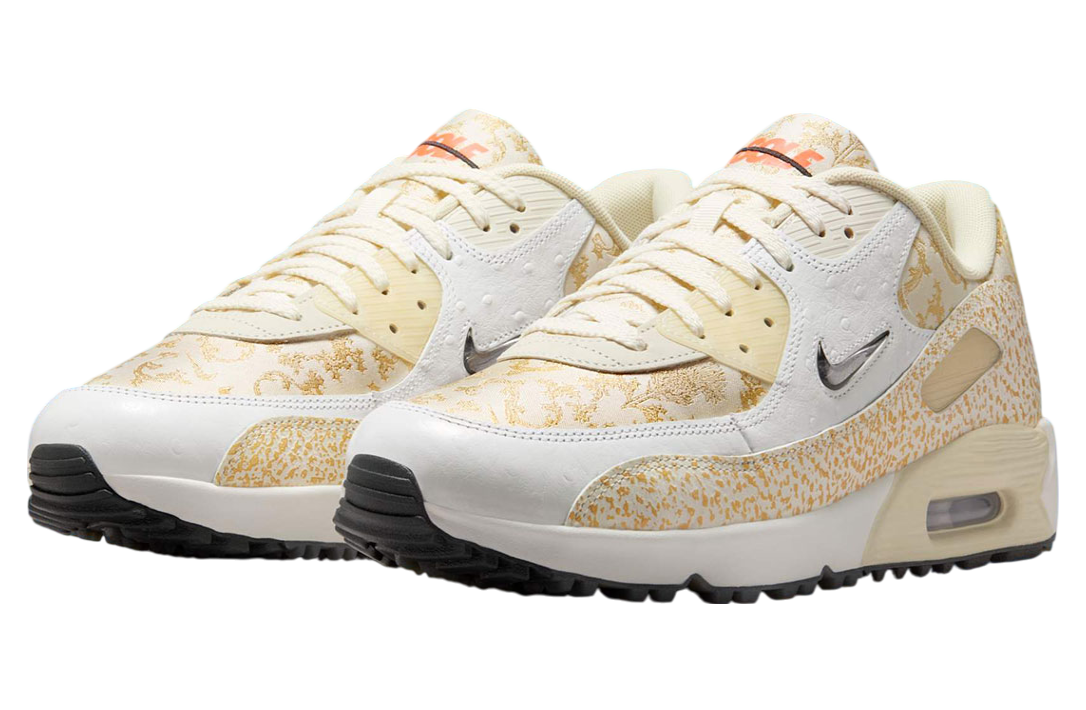 Nike Air Max 90 Golf White / Metallic Gold-sail