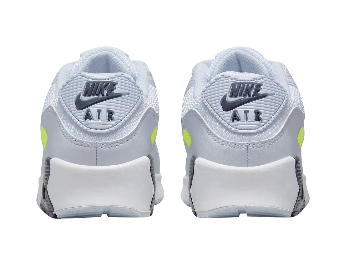 Nike Air Max 90 GS 3D Swoosh White Grey DV3480-100 - KicksOnFire.com