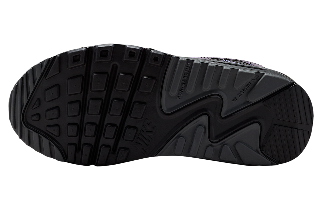 Nike Air Max 90 GS Black / Dark Smoke Grey