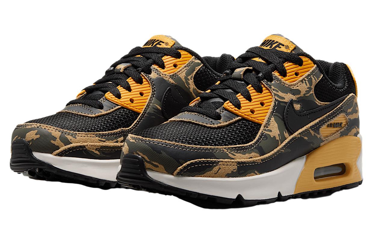Nike Air Max 90 Gs Black / University Gold