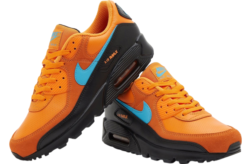 Nike Air Max 90 GS Mandarin / Blue Fury