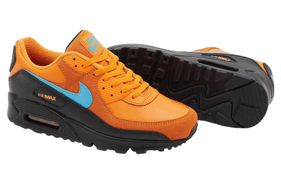 Nike Air Max 90 GS Mandarin / Blue Fury