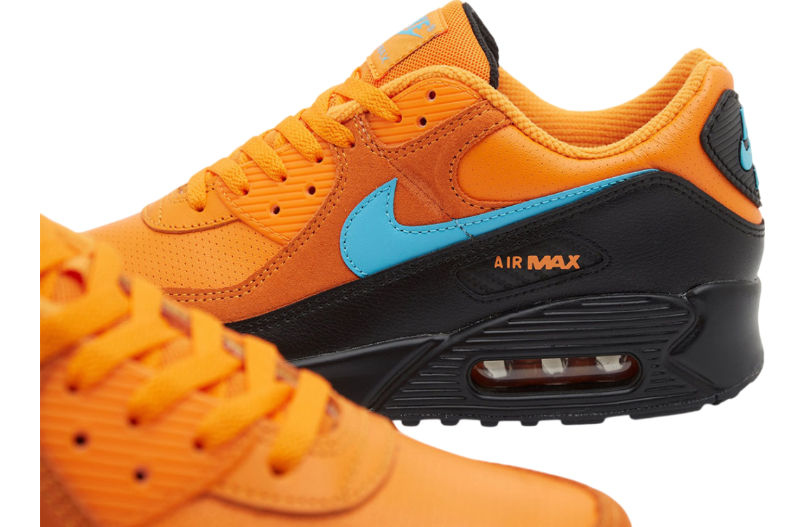 Nike Air Max 90 GS Mandarin / Blue Fury