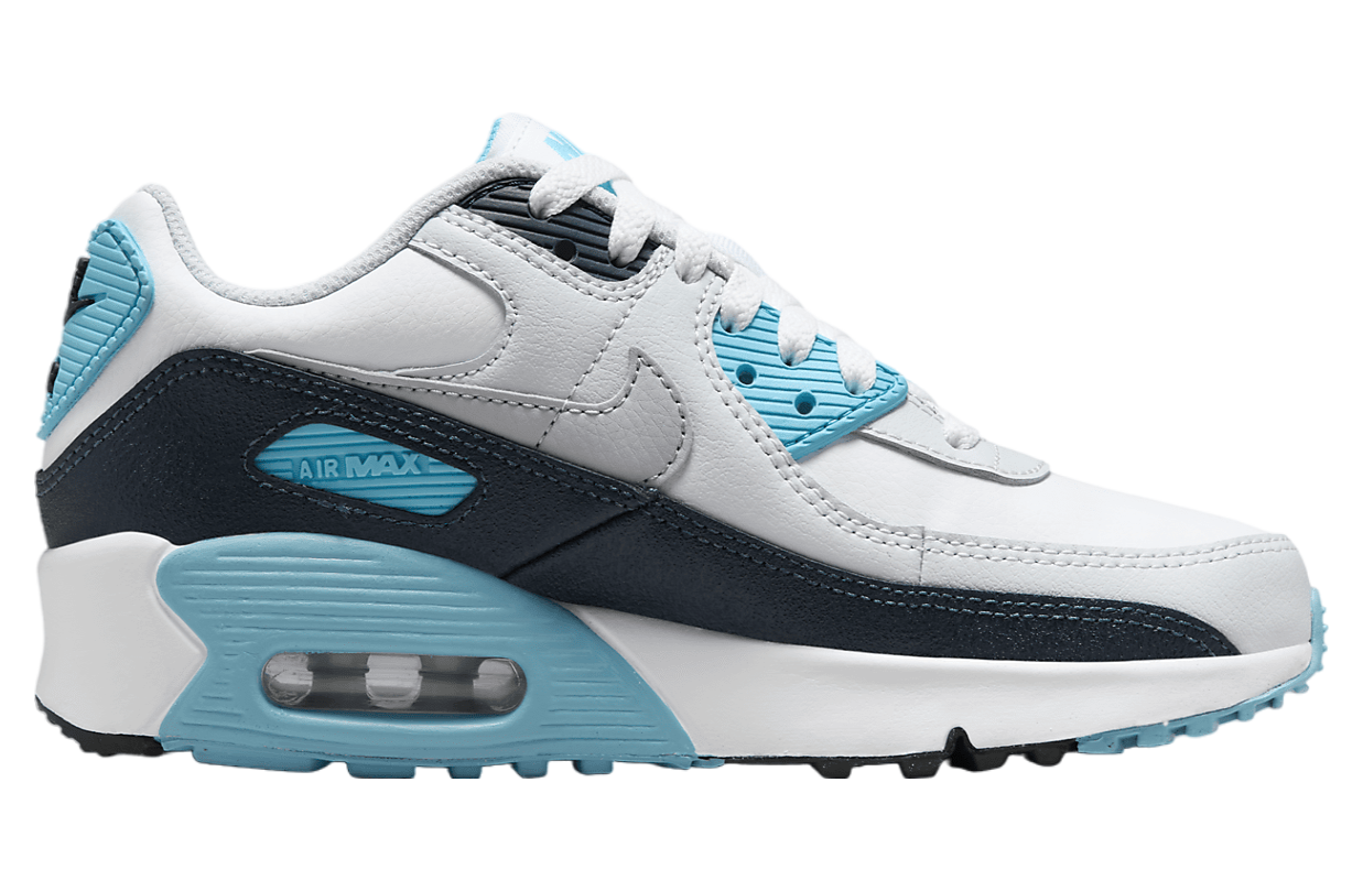 Nike Air Max 90 GS White / Baltic Blue