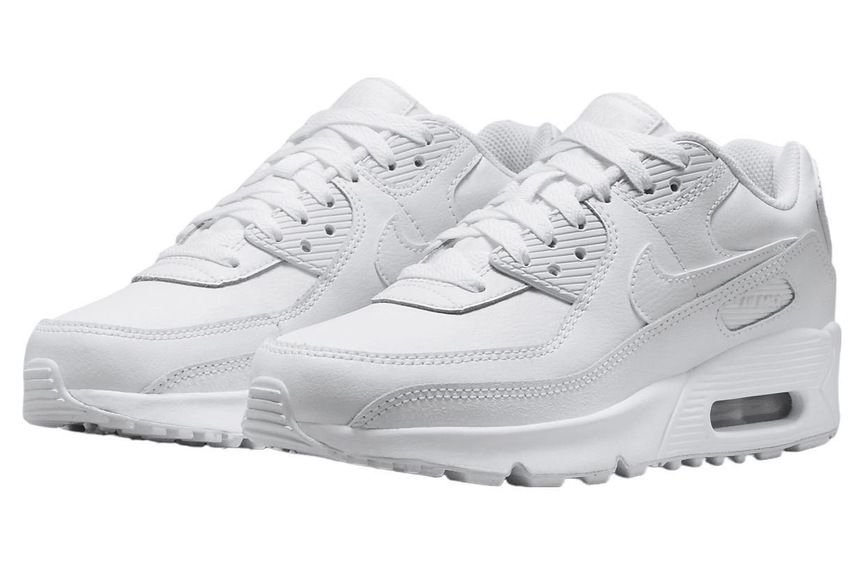 Nike Air Max 90 GS White / Metallic Silver