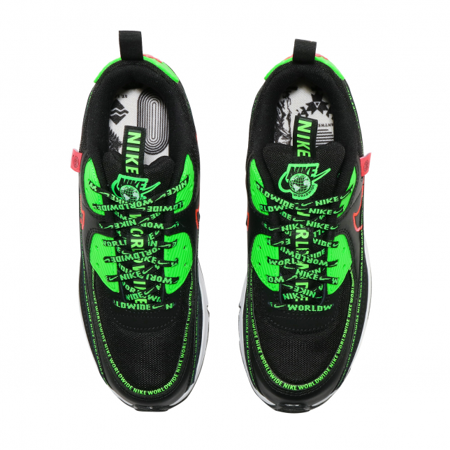 Nike Air Max 90 GS Worldwide Black flash Crimson CV7665001