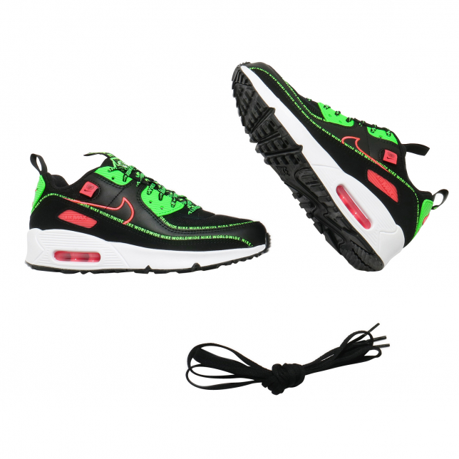 Nike Air Max 90 GS Worldwide Black flash Crimson CV7665001