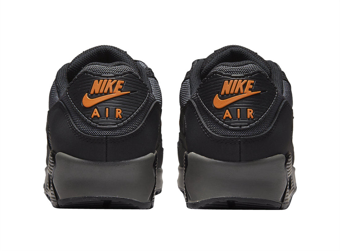 Black and orange outlet shoes nike