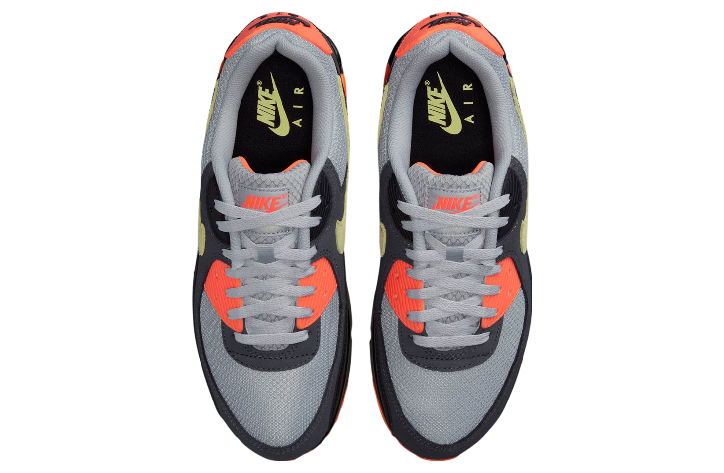 Nike Air Max 90 Light Smoke Grey / Hyper Crimson
